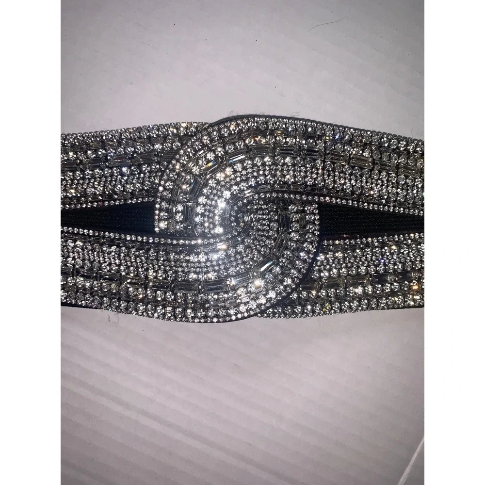 Women's Sparkle Rhinestone Elastic Embellished‎ Belt
